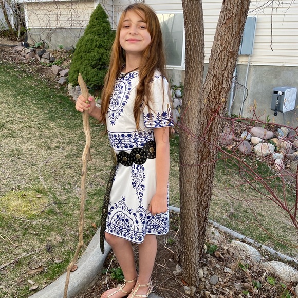 Girls boho mandala dress - Picture 2 of 5